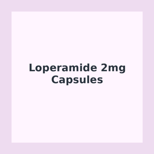 Loperamide 2mg Capsules