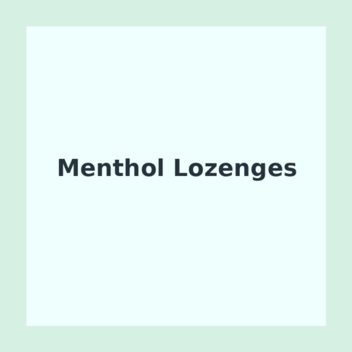 Menthol Lozenges