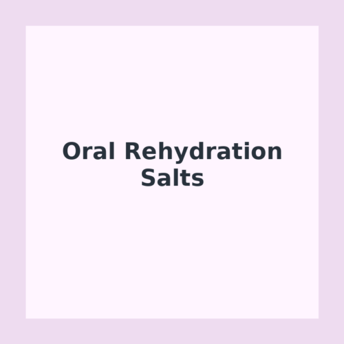 Oral Rehydration Salts