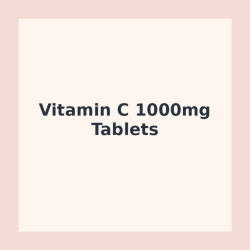 Vitamin C 1000mg Tablets