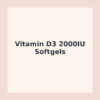 Vitamin D3 2000IU Softgels